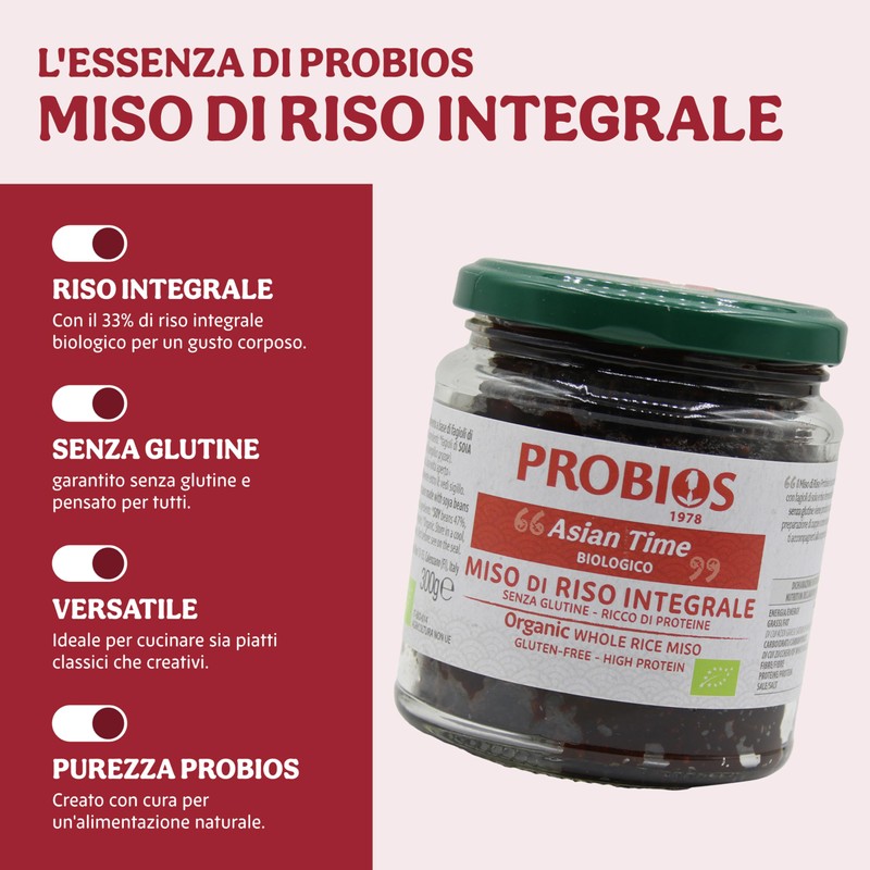 Probios Miso Di Riso Bio - Miso Non Pastorizzato -