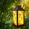 Solar Lantern Solar Outdoor Decorative Lights Unique Hummingbird Waterproof Hanging