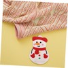 TEHAUX Christmas Snowman Embroidery Patches Unique Craft Appliques for Clothing