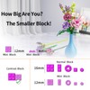 QLT Mini Bricks Flower Bouquet Building Sets, Artificial Flowers, DIY