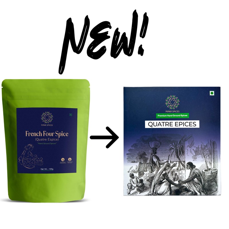 Pipar Spices Quatre Epices (French Four Spice) | Hand Grounded