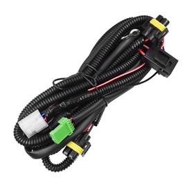 HUIQIAODS H11 Fog Light Switch Wiring Harness Kit Relay Waterproof for accent