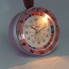 Atlanta Alarm Clock, Plastic, pink, 9.5 cm