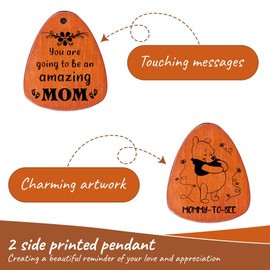 LUGEMZ Mothers Day Mom Gifts, Gift for Mom, New mom 25" Aluminium Wind Chimes for Outside, Mommy to Bee Windchime Outdoor with 6 Tuned Tubes, Soothing Melodic Tones Windchimes for Indoors/Outdoors