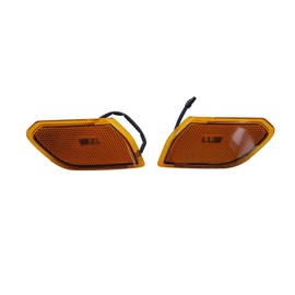 FAMUGOS CH2551137 CH2550137 68302120AB Marker Led Right & Left LED Light Front Side Replacement For Jeep Wrangler 2018-2020 Fender Side Marker Light Turn Signal 68302119AB