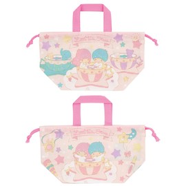 Skater KB7-A Children's Lunch Bag, Little Twin Stars, Sparkly Amusement Park, Sanrio, Made in Japan