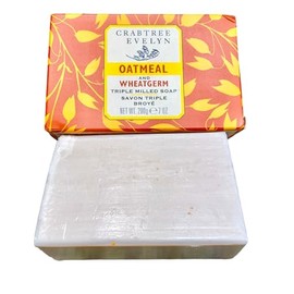 Crabtree & Evelyn Oatmeal & Wheatgerm Triple Milled Soap Bar 7 oz