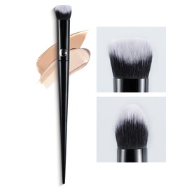 ENERGY Concealer Brush– Angled Synthetic Bristles for Seamless Under Eye Coverage, Spot Blemish Corrector, Nose Contours,Precision Makeup Brush for Liquid Cream Concealer Application