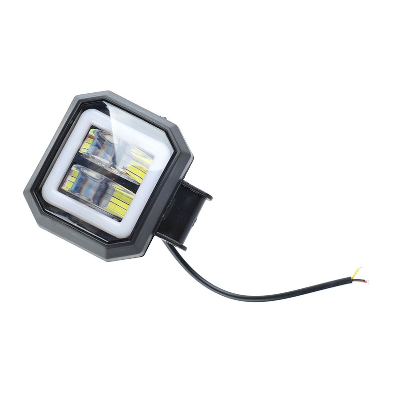 3in Motorcycle LED Headlights with Blue Aperture 20W Waterproof Bright