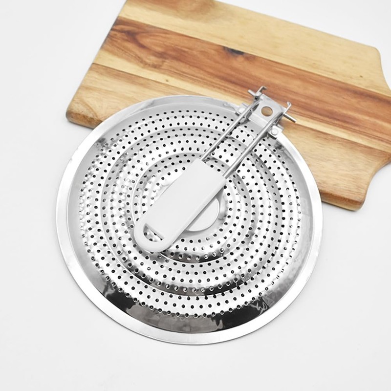 Heat Diffuser Plate,Double Layers Stainless Steel Gas and Electric Stove