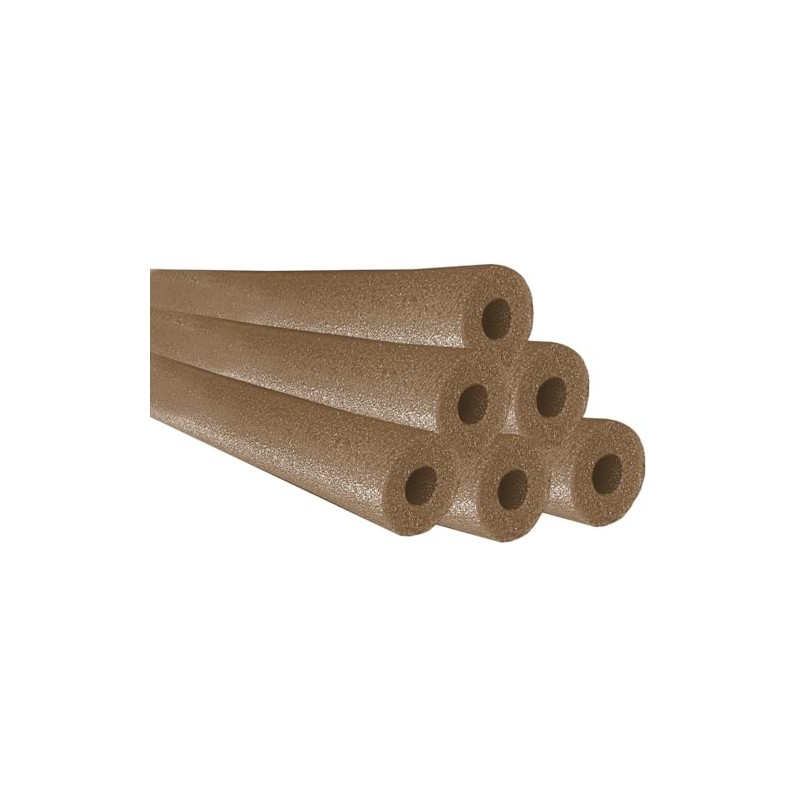 Chochkees Brown Pool Noodles Swimming Hollow Core Foam Tube, Floating