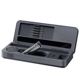 FNIRSI HS-02B Soldering Iron Kit Storage Box, HS02B Exclusive Storage Case, Holds Soldering Iron, Soldering Iron Tips, Including Soldering Iron Stand, Brass Tip Cleaner, Solder Wire