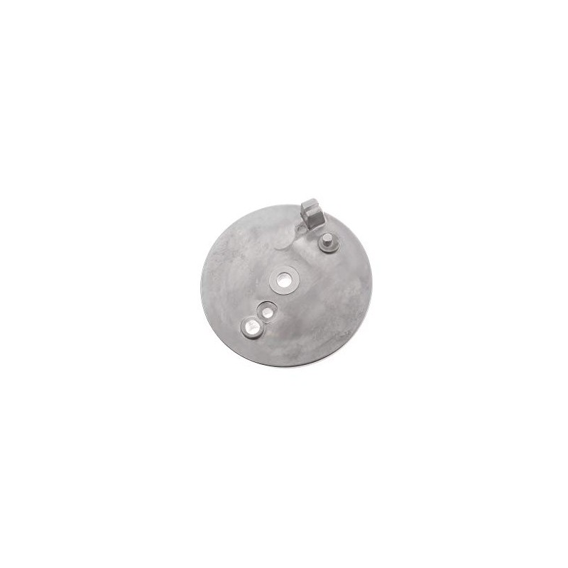 MZA Rear Brake Plate Natural with Hole for Brake Contact