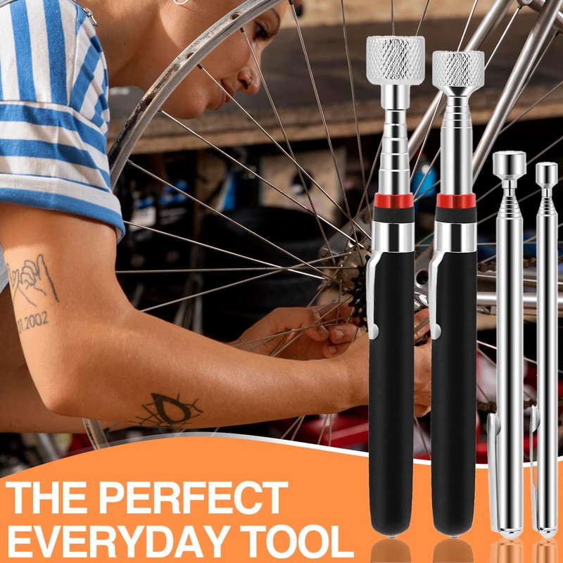 COWANIEE 4 PCS Telescopic Magnetic Pickup Tool, Durable Magnetic Pickup