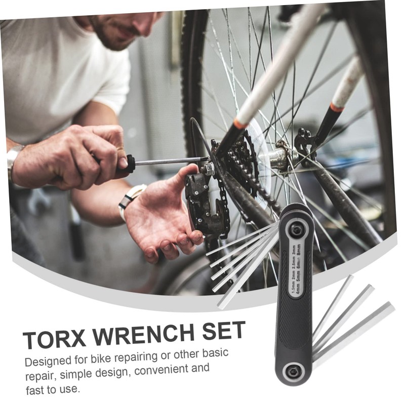 Operitacx 1 Set Folding Wrench Keychain Tools Multipurpose Wrench Flat