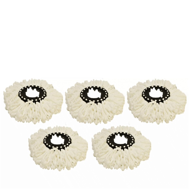 CycloMop Replacement Microfiber Mop Heads - 5 Pack