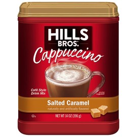 Hills Bros Salted Caramel Cappuccino, 14 Oz (Pack of 3)