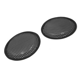 MACHSWON Car 2pcs Stereo Metal Mesh Speaker Subwoofer Grill Cover Guard Protector