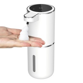 Automatic Soap Dispenser,Wall Mounting Touchless Soap Dispenser Electric,USB Rechargeable Foam Hand Soap Dispenser for Bathroom Kitchen Office