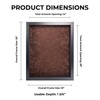 14x28 Shadow Box Frame Black Wood with a 1 3/4"