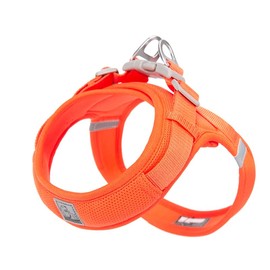 WINHYEPET Truelove Dog Harness Soft Mesh Reflective Breathable Step-In Dog Harness,Easy Adjustment Harness with Safety Buckle for Extra Small and Small Dogs, Vest Harness TLH3013(Orange,M)