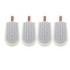 10PCS Silicone Massager Brush Exfoliation Dandruff Removal Ergonomic Hair Scalp