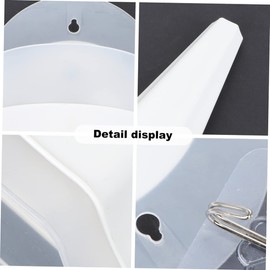 Gatuida 2sets Wall Mounted Vases for Plants and Flowers White Hanging Design Includes and Semi Styles for Home Decor and Aesthetics 4pcs*2