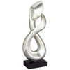 Studio 55D Open Infinity 24 1/2" High Silver Finish Modern