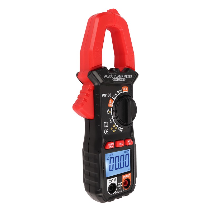 Digital Clamp Meter Multimeter 6000 Counts AC DC Current Amp