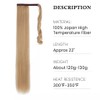 Coleta Postiza Lacia SARLA 22inch Cola de Caballo Resistente al