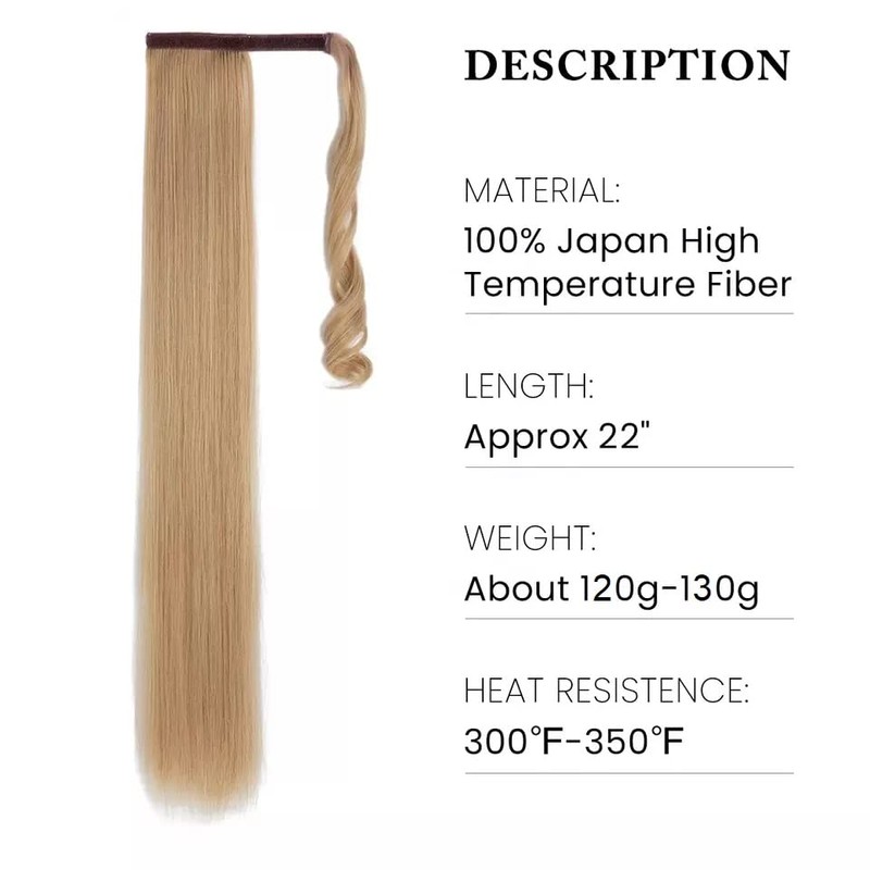 Coleta Postiza Lacia SARLA 22inch Cola de Caballo Resistente al