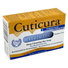 Cuticura Soap Original Scent, 3 Ounces each Pack of 4
