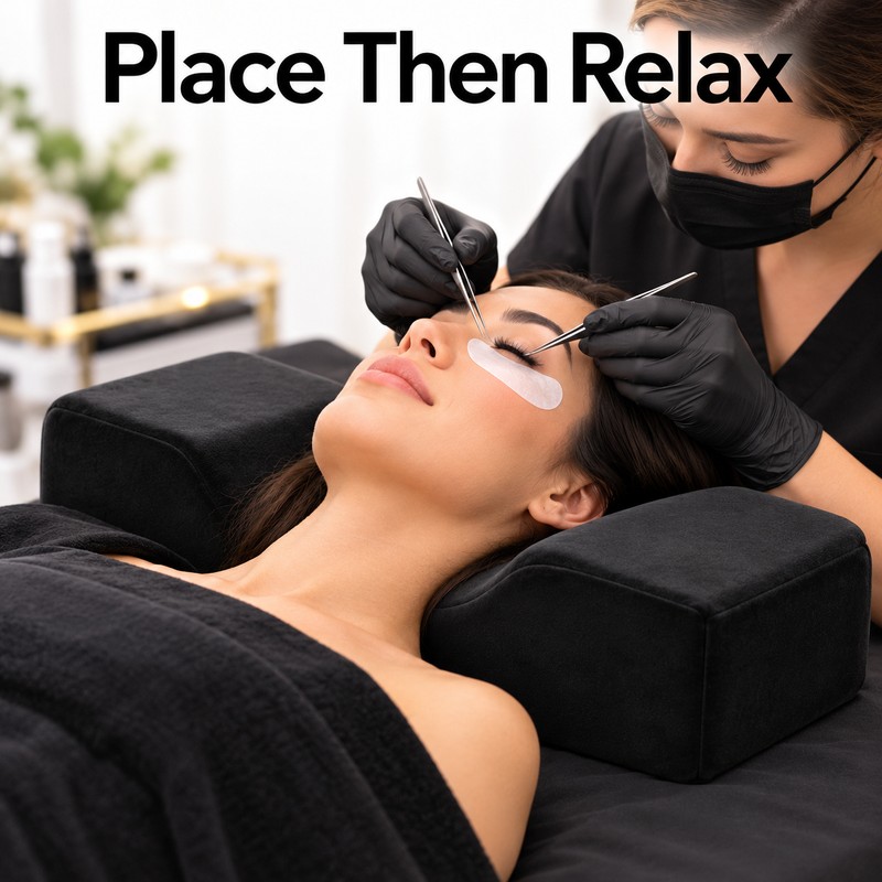Lash Extension Pillow for Salon Use – High-Resilience Sponge Headrest