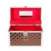 Aluminium Hard Make Up Travel Storage Box Cosmetic Beauty Vanity