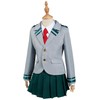 Verycos Kids Ochaco Uraraka Cosplay Costume Outfit Tsuyu Asui School