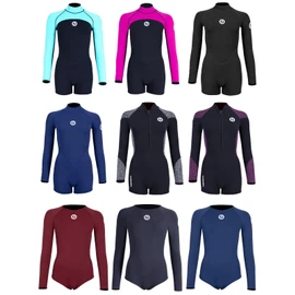Two Bare Feet Women's 2mm Arabella Neoprene One-Piece Wetsuit – Premium Swim Suit for Surfing, Swimming, Scuba Diving & Water Sports, Flexible, Durable, Multiple Styles (Burgundy, M)