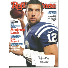 Rolling Stone September 10 2015 Andrew Luck Dez Bryant Russell Wilson Best Deal!