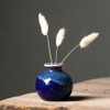 Daittin 3-Piece Ceramic Vase Set - Small Bud Vases for