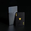 PMLAND Black - Gold Waterproof Playing Poker Cards - Poker