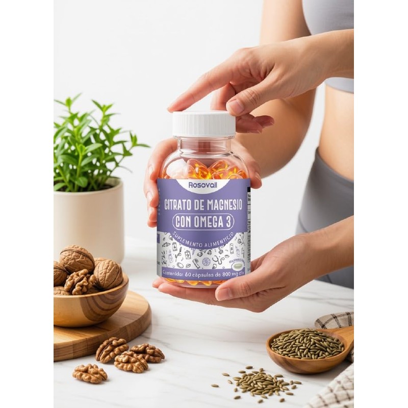 Citrato de Magnesio Duo Pack, Cápsulas de 800 mg, 60