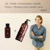 Paquete Tónico Y Shampoo Para Cabello Lacio Tónico Vittale