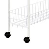 Household Essentials 05121 Slim Line 3-Tier Metal Storage Cart |