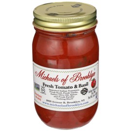 Michaels Of Bro, Michaels Tomato Basil Sauce, 16 Ounce