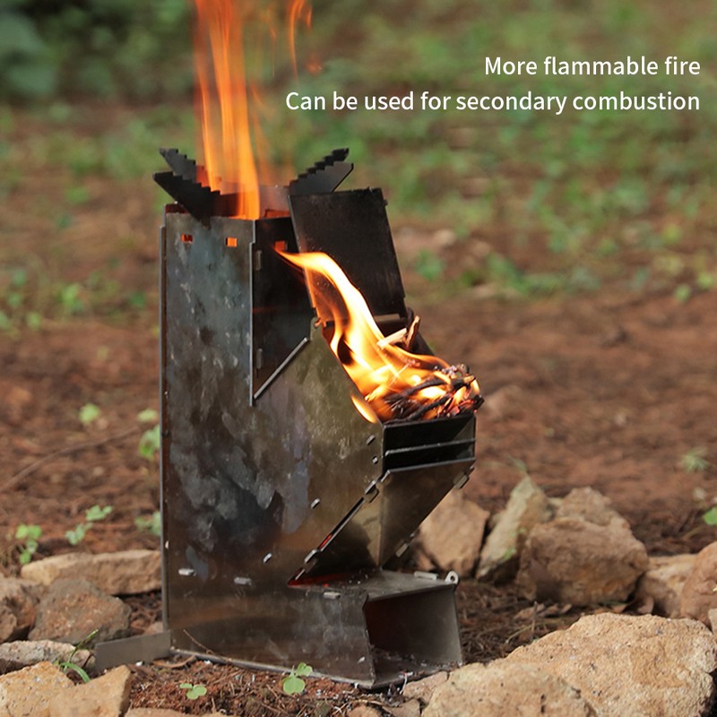 Outdoor Convenient Stove Foldable Portable Stainless Steel Wood Burning Stove