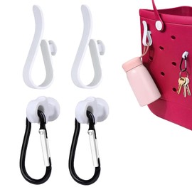Tote Bag Key Holder - Exquisite Beach Bag Clip Tote Bag Cup Holder,Beach Bag Accessories Inserts, Tote Bag Hooks Set for Outdoor, South Bags, Keys, Sunglasses, Small Items