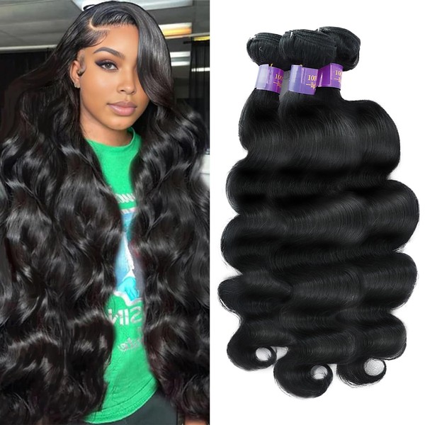 Body Wave Bundles Human Hair 16 18 20 Inch 12A