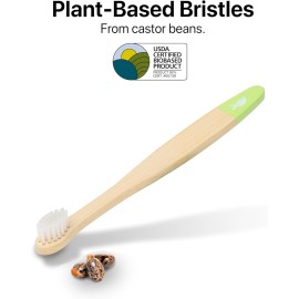 Sea Turtle Plant-Based Bristles, Ultra-Soft Bamboo Toothbrushes For Babies (10)