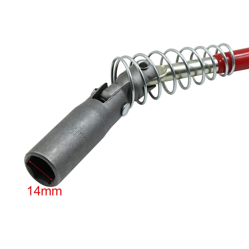 sourcing map Car T-Handle 14mm Hex Socket Spark Plug Spanner