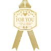 Sasagawa 22-912 For You Ribbon Gold Foil Stamp Gift Sticker
