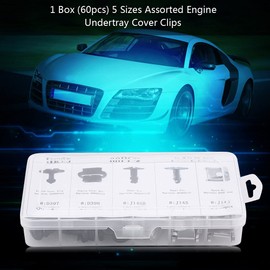 For Underrun Protection Holder Tt-60 Pieces Parts Motor Under Cover Splash Guard Underbody Screw Trim Clips Mounting Clips For A3 A4L Q5 (5 Types)